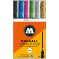 Molotow One4All 127HS Special Marker Pen Sets, Metallic, 6 markers
