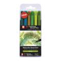 SAKURA | Koi™ Coloring Brush Pen sets — 6 pens, Botanical