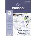 CANSON® | MIX MEDIA Imagine pads — 200 gsm, A3, 200 gsm, pad (bound on one side)