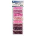 GLOREX | Rocailles Glass Bead Mixes — 40 g packs, Shades of pink
