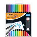 Bic Intensity Dual Tip Fibre Pen Sets, 12 pens, set