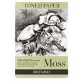 Fabriano Moss Toned Paper, A4 - 21 x 29.7cm, smooth, 120 gsm, pad (bound on one side)