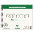 Clairefontaine | FONTAINE® watercolour paper — spiral pads ○ extra rough (torchon) ○ 300gsm, 24 cm x 30 cm, 300 gsm, rough, spiral pad
