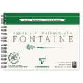 Clairefontaine | FONTAINE® watercolour paper — spiral pads ○ extra rough (torchon) ○ 300gsm, 18 cm x 24 cm, 300 gsm, rough, spiral pad