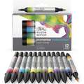 WINSOR & NEWTON™ | promarker watercolour™ marker sets — basic tones, 12 markers, set