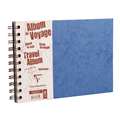 Clairefontaine Travel Journals, A5 - Blue, 120 gsm, hot pressed (smooth)