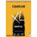Canson XL Bristol Pads, A3 - 29.7 cm x 42 cm, 180 gsm, smooth, spiral pad