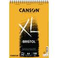 CANSON® | XL® BRISTOL Pads — 180 gsm, A4 - 21 cm x 29.7 cm, 180 gsm, smooth, spiral pad