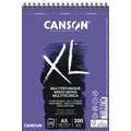 CANSON® | XL® Mixed Media Paper — 300 gsm, A5 - 14.8 cm x 21 cm, 300 gsm, hot pressed (smooth), spiral pad