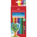 Faber-Castell Grip 2001 Coloured Pencil Sets, pack of 12 colours