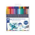 STAEDTLER® | Design Journey Watercolour Brush Pens — sets, 36 pens, 0,5 mm - 0,8 mm|1,0 mm - 6,0 mm, set