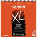 CANSON® | XL® SKETCH pads — 90 gsm, 30 cm x 30 cm, 120 sheets, 90 gsm, 1. Top spiral binding