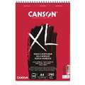 CANSON® | XL® OIL & ACRYLIC Spiral pads — 290 gsm, A4 - 21 cm x 29.7 cm, 290 gsm, rough, spiral pad