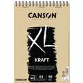 CANSON® | XL® KRAFT Pads — 90 gsm, 60 sheets, spiral pad, A4 - 21 cm x 29.7 cm, spiral pad