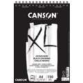 Canson XL Dessin Noir Pads, spiral pad, A4 - 21 cm x 29.7 cm, 40 sheets