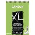 Canson XL Recycled Pads, A5 - 14.8 cm x 21 cm, 160 gsm, cold pressed, spiral pad