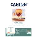 CANSON® | "C" à grain® DRAWING pads — 30 sheets, A5 - 14.8 cm x 21 cm, 180gsm, cold pressed, 180 gsm