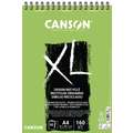 Canson XL Recycled Pads, A4 - 21 cm x 29.7 cm, 160 gsm, cold pressed, spiral pad