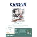 CANSON® | "C" à grain® DRAWING pads — 30 sheets, A3 - 29.7 cm x 42 cm, 125gsm, cold pressed, 125 gsm