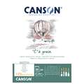 CANSON® | "C" à grain® DRAWING pads — 30 sheets, A4 - 21 cm x 29.7 cm, 125gsm, cold pressed, 125 gsm