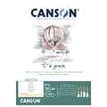 Canson "C" à grain Drawing Pads, A4 - 21 cm x 29.7 cm, A4, 125gsm, cold pressed, 125 gsm