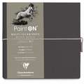 Clairefontaine Paint'On Stitched Notebooks, 19 cm x 19 cm, grey, 19 x 19cm