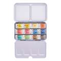 White Nights Artist's Watercolours Light Blue Paintboxes, 12 pans
