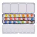White Nights Artist's Watercolours Light Blue Paintboxes, 21 pans