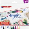 edding® | permanent Acrylic sets — assorted markers, Easy start set