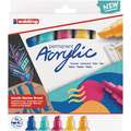edding® | permanent Acrylic markers 5000 range — 5 marker sets, Abstract set, 5-10 mm, bevelled tip