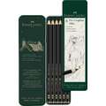 FABER-CASTELL | Pitt Graphite Matt sets — for writing, drawing, sketching, set of 6