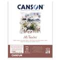 CANSON® | Mi-Teintes® — Drawing & Pastel Paper pads, White, pad (bound on one side), 160 gsm, 32 cm x 41 cm