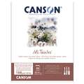 CANSON® | Mi-Teintes® Drawing & Pastel paper pads — 160 gsm, White, pad (bound on one side), 160 gsm