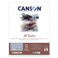 CANSON® | Mi-Teintes® Drawing & Pastel paper pads — 160 gsm, Cool tones, pad (bound on one side), 160 gsm, 24 cm x 32 cm