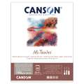 CANSON® | Mi-Teintes® Drawing & Pastel paper pads — 160 gsm, Grey tones, pad (bound on one side), 160 gsm