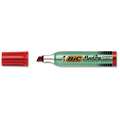 Bic Marking Onyx Permanent Markers, red, series 1591, chisel tip, 2,7 - 6,2 mm, Series 1591
