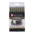Sakura Pigma Micron Fineliner Pens, 8 pens