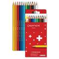 Caran d'Ache Swisscolor Colouring Pencil Sets, Coloured pencils, 12 pencils