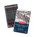 DERWENT | TINTED CHARCOAL Pencils — tins, 12 pencils