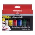 ROYAL TALENS | AMSTERDAM — Expert Series acrylic paint ○ intro sets, 6 x 20 ml tubes, 6 tubes