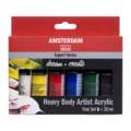 ROYAL TALENS | AMSTERDAM Expert Series acrylic paint — intro sets, 6 x 20 ml tubes