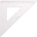 Graph'it | Drawing Set Squares — clear acrylic, 45°/19 cm