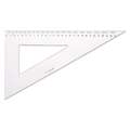 Graph'it | Drawing Set Squares — clear acrylic, 60°/27 cm