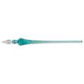 HERBIN | Glass pen — round, Turquoise