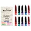 Speedball® | Calligraphy ink cartridges — sets of 10, assorted coloured ink