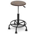STUDIO DESIGNS® | Vintage drawing stool — wooden seat, vintage black