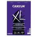 Canson XL Fluid Mixed Media Spiral Pad, A4 - 21 cm x 29.7 cm, 250 gsm, smooth, spiral pad