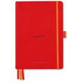 Rhodiarama Goalbook Dots Hard Cover Notebooks, poppy, A5 - 14.8 cm x 21 cm, 90 gsm