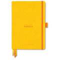 Rhodiarama Goalbook Dots Hard Cover Notebooks, daffodil, A5 - 14.8 cm x 21 cm, 90 gsm