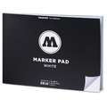 MOLOTOW™ | WHITE MARKER PADS — 90 gsm, A4 - 21 cm x 29.7 cm, 90 gsm, smooth, 50 sheet pad (one side bound)